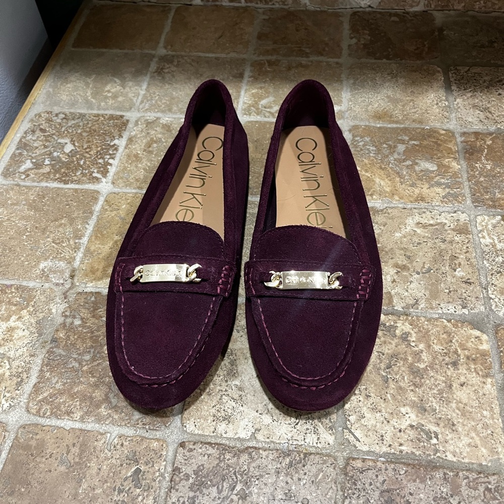 Calvin Klein Women's Plum Loafers